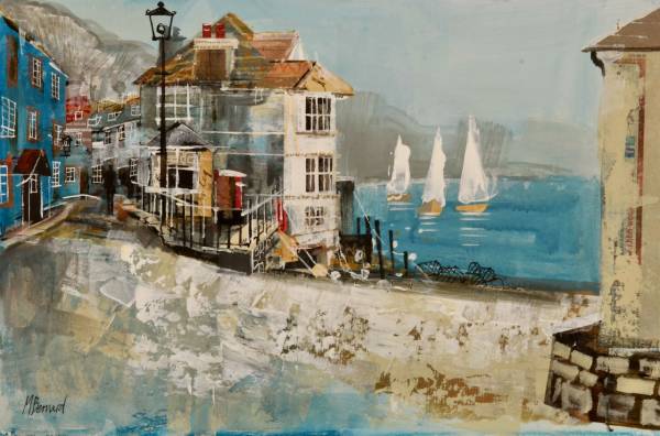 - Mixed Media on Board, Painting by Mike Bernard, measuring 31 x 47 cm (H x W) framed at 51 x 67 cm £1500